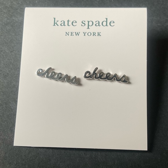 Kate Spade “Cheers” Studs - Picture 2 of 8